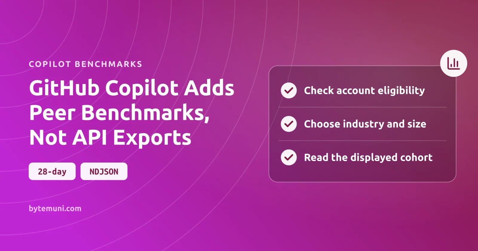 GitHub Copilot Adds Peer Benchmarks Without API Exports GitHub Copilot Adds Peer Benchmarks, Not API Exports — copilot benchmarks cover illustration